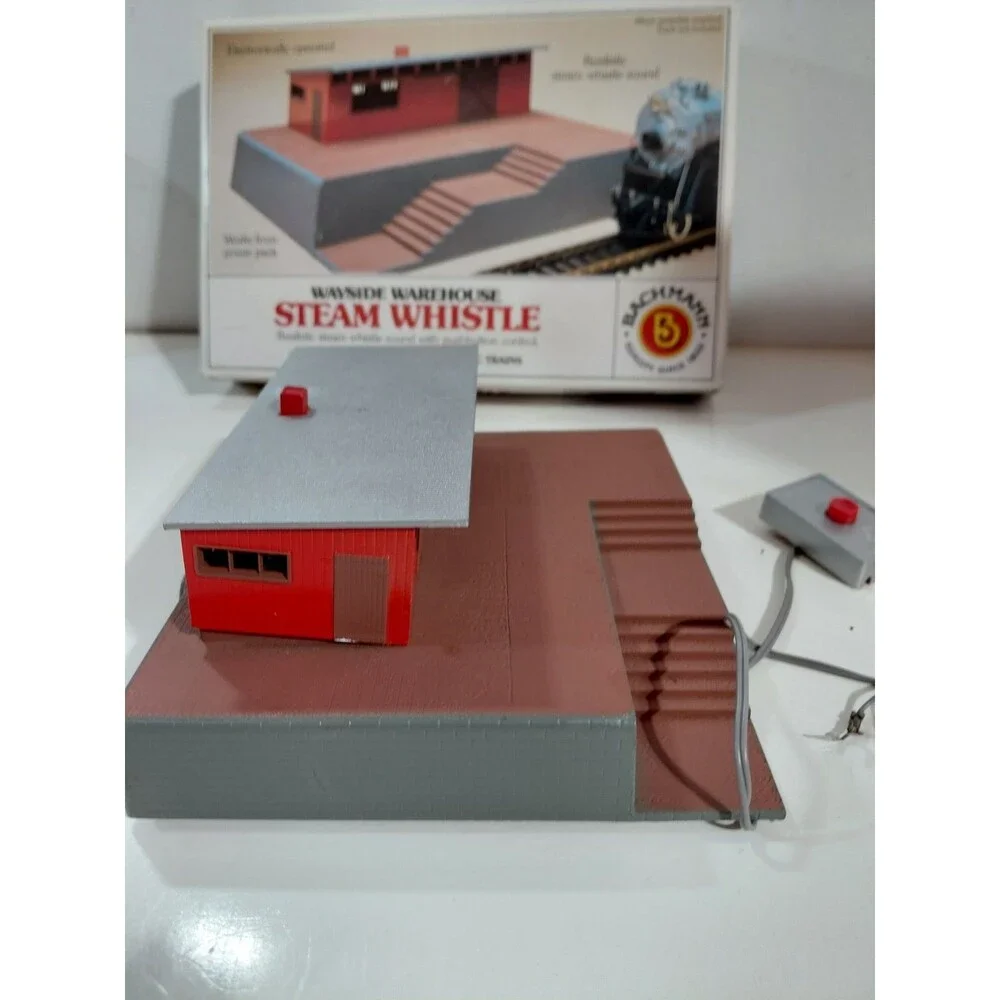 Bachman 46-1209 HO Gauge Model Railroad Wayside Warehouse Steam Whistle w/Box